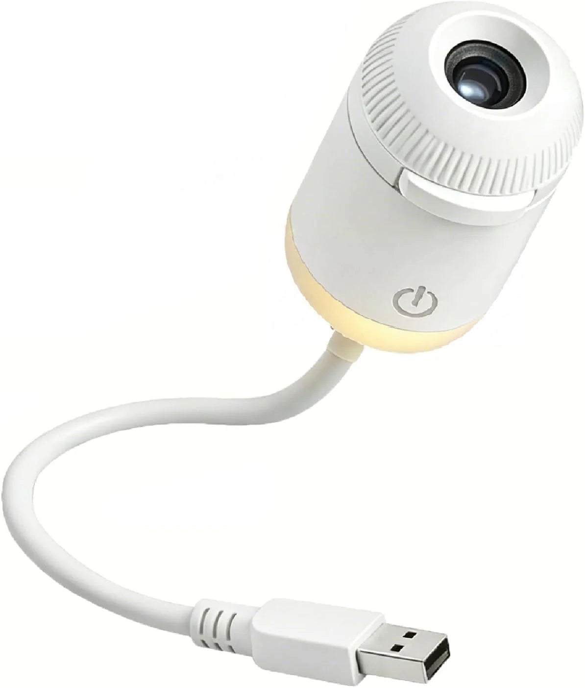 2-in-1 Galaxy Projector Night Light with USB Connection, Mini LED Ceiling and Wall Projection Lamp Featuring 360° Rotation for Bedroom Use, Ideal Gift for Kids and Adults (Includes 6 Slides)